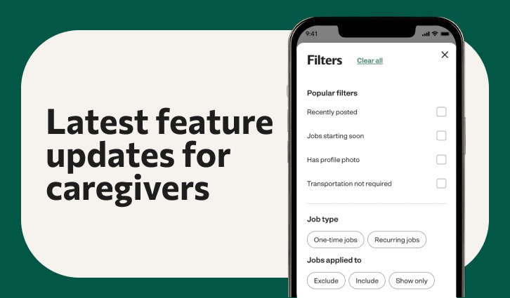 December feature updates for caregivers