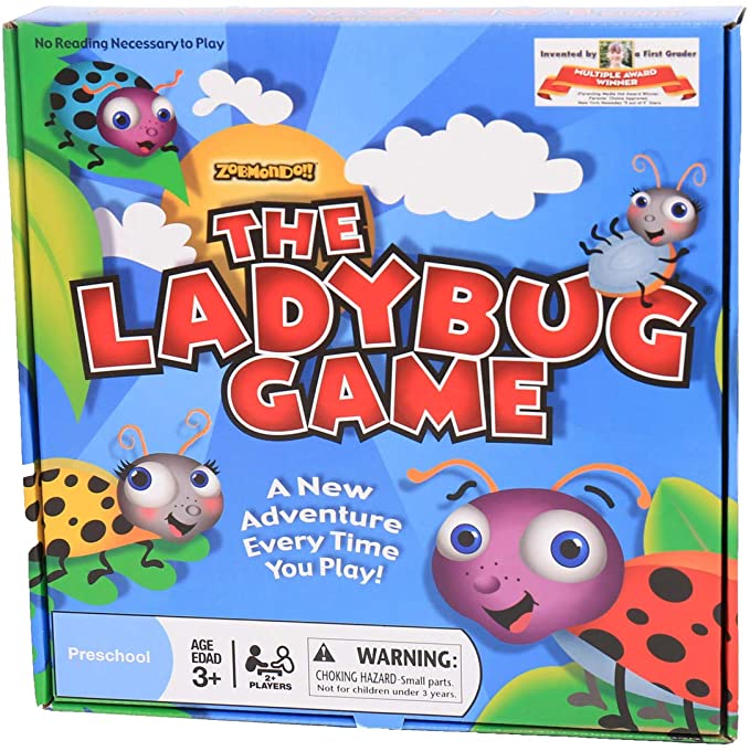 The Ladybug Game is a great indoor game for 5 year olds