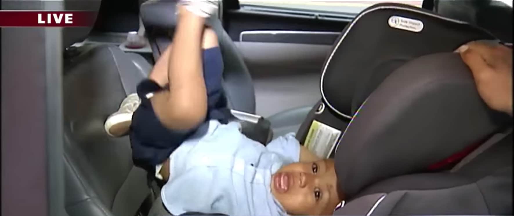 This Is How NOT to Demo a Car Seat (Hint: It Involves Using a Real Toddler)