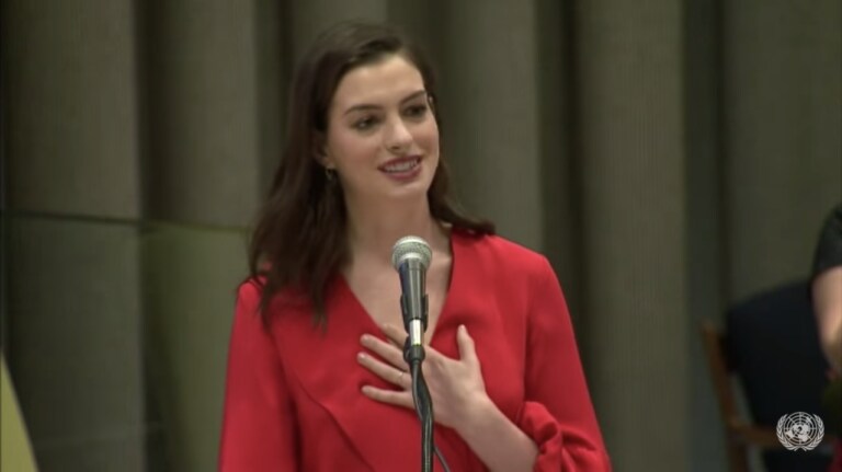 Anne Hathaway: Parental Leave Policy Is Failing American Families