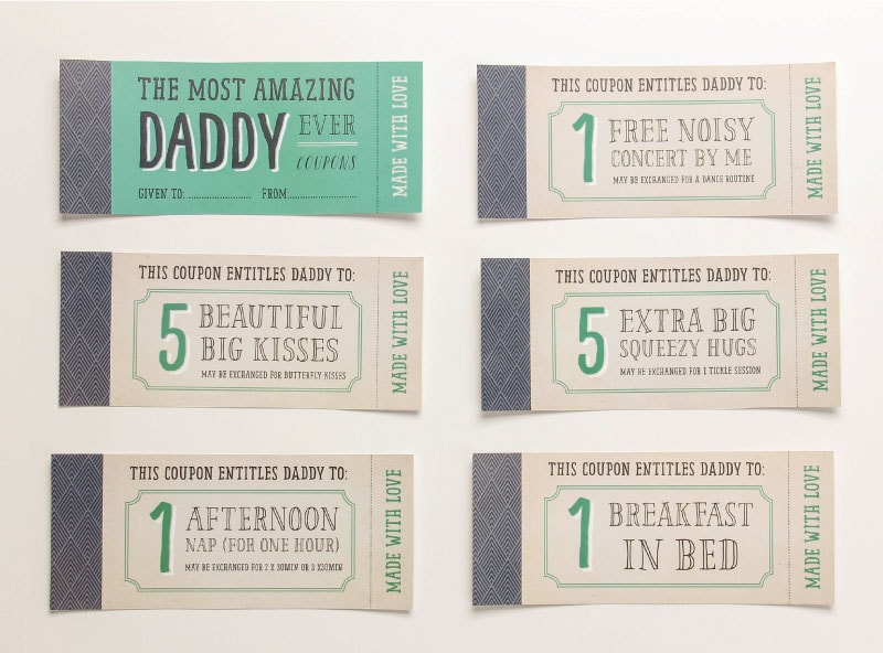 Handmade Fathers Day cards