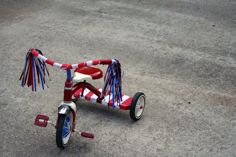 Decorate bikes and trikes (and strollers) in patriotic red, white and blue and do a kids parade or take a leisurely family ride around the neighborhood on the Fourth of July