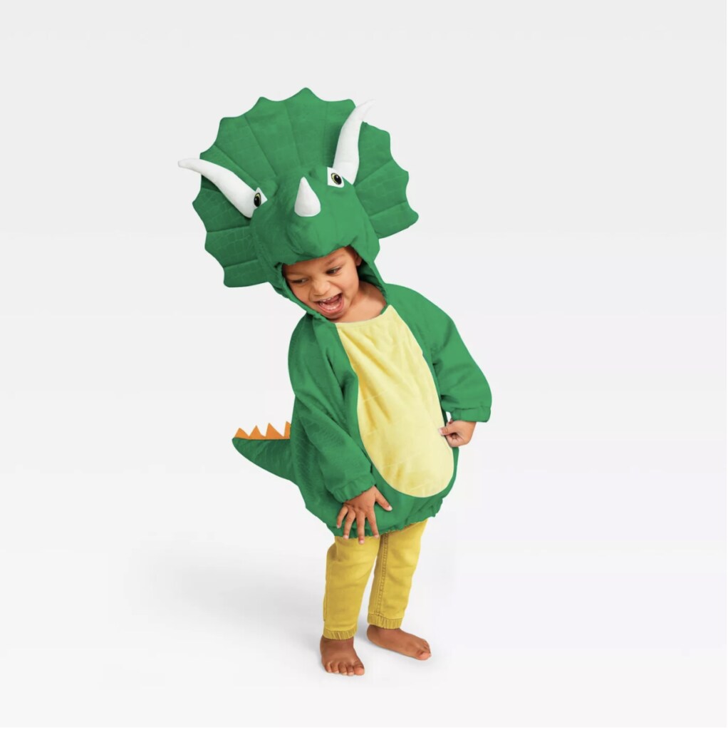 This triceratops costume has to be one the cutest baby costumes of the year.
