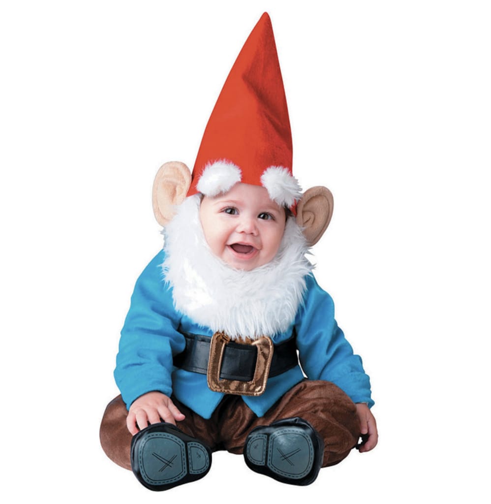 This garden gnome costume has to be one the cutest baby costumes of the year.