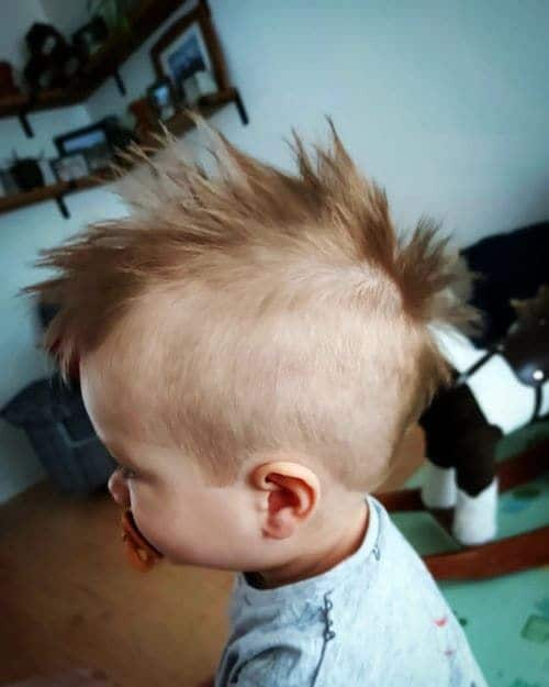 Portrait of boy with mohawk hairstyle hires stock photography and images   Alamy