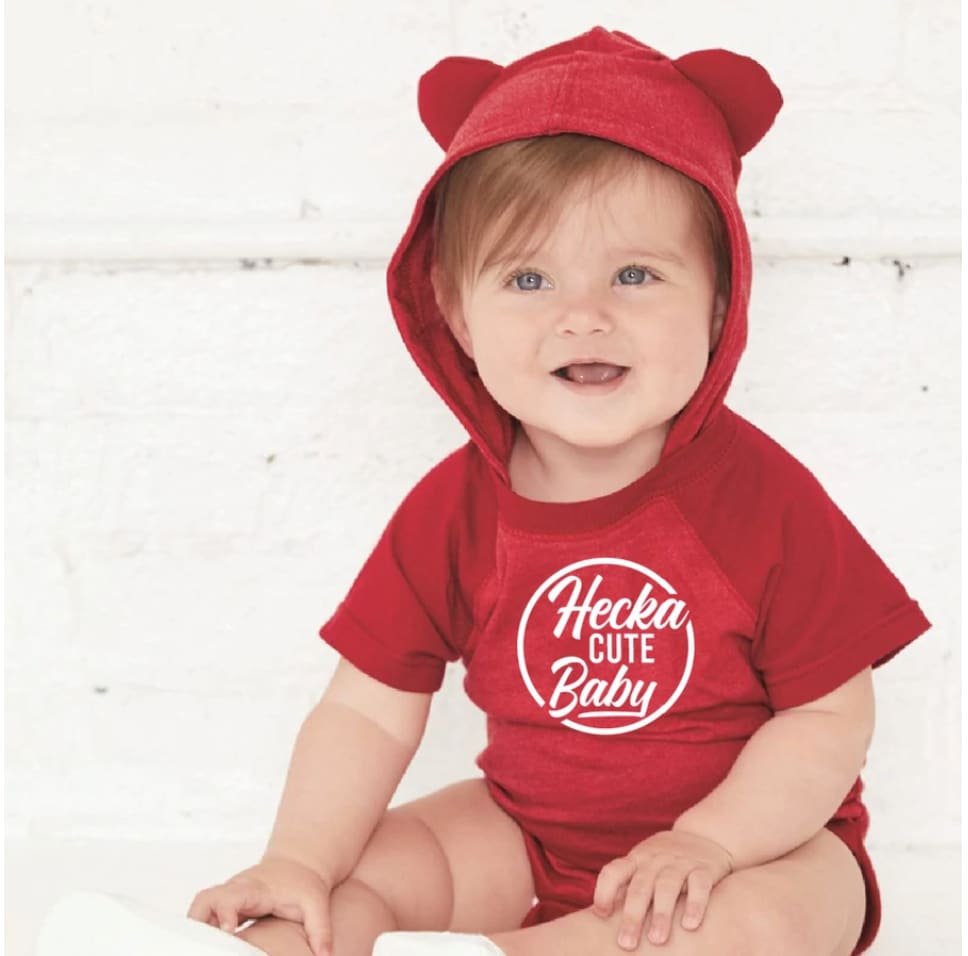 Hecka Cute Baby Hoodie onesie