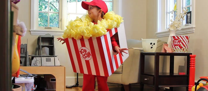 How to Make a Movie Popcorn Box Costume