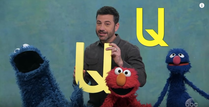 Jimmy Kimmel Just Added a New Letter to the Alphabet