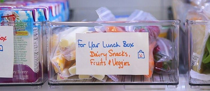 How to Organize Your Fridge to Make Fast School Lunches