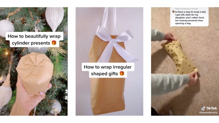 The 6 best gift-wrapping hacks for parents found on TikTok