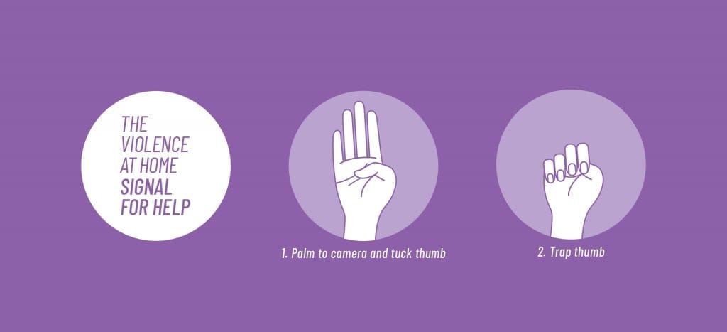 This secret hand signal could save victims of domestic abuse