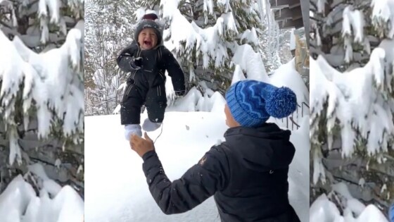 Video of mom ‘tossing’ baby in the snow brings out the parent-shaming