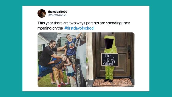 15 funny parents sum up this year’s bizarre return to school