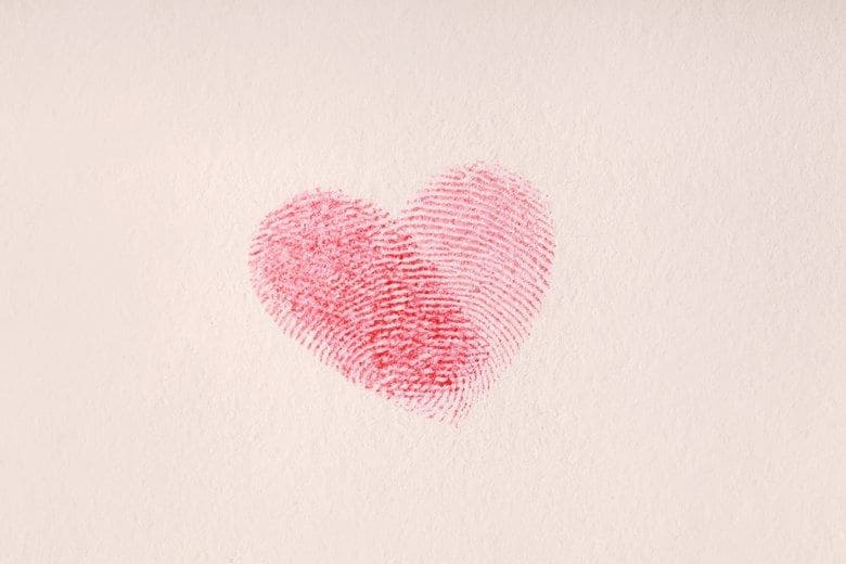 These fingerprint hearts are a Mother’s Day gift that kids can make