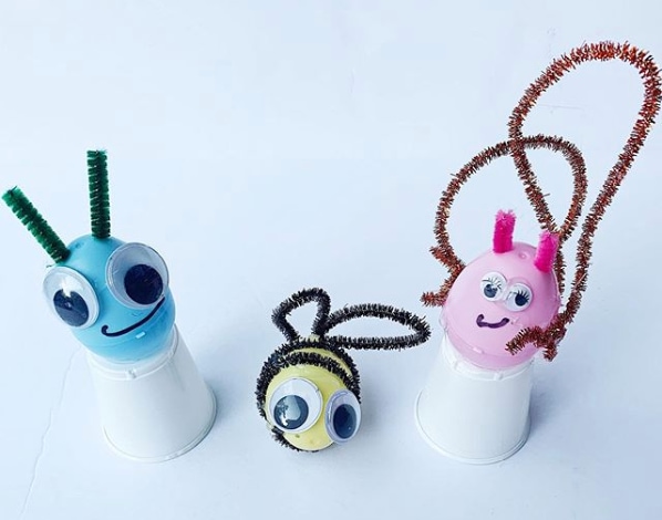 These light-up fireflies make a fun summer craft activity for kids