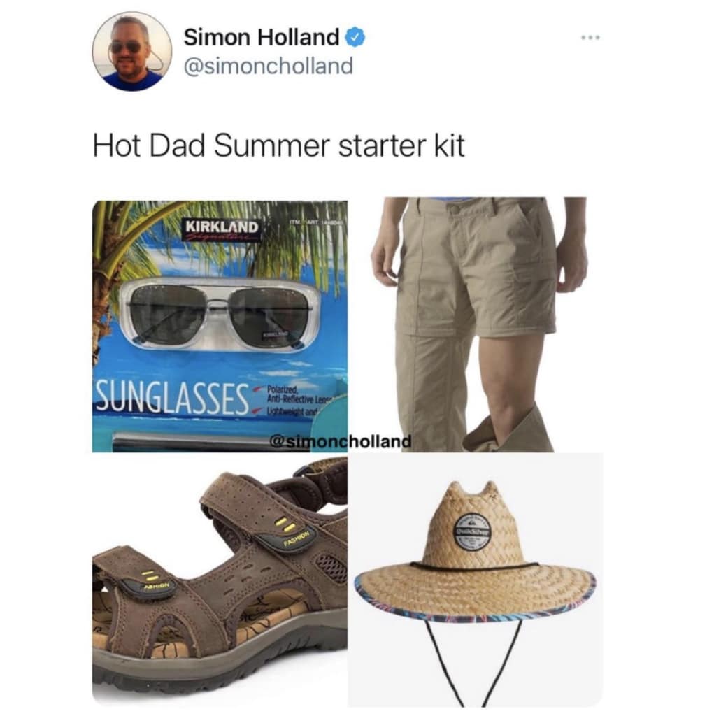Dad Meme: Hot Dad Summer starter kit