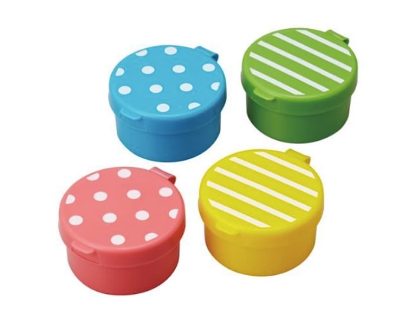 colorful cutezcute condiment containers for kids lunchboxes