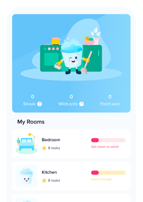 sweepy home cleaning app