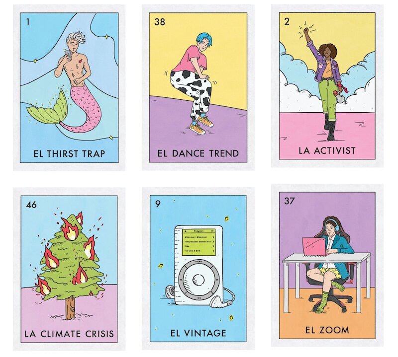 Millennial Loteria Game GenZ Edition