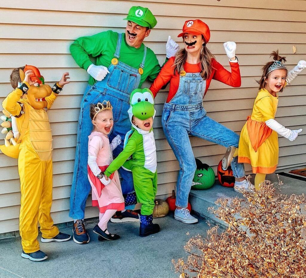 Super Mario Bros. Family Costumes