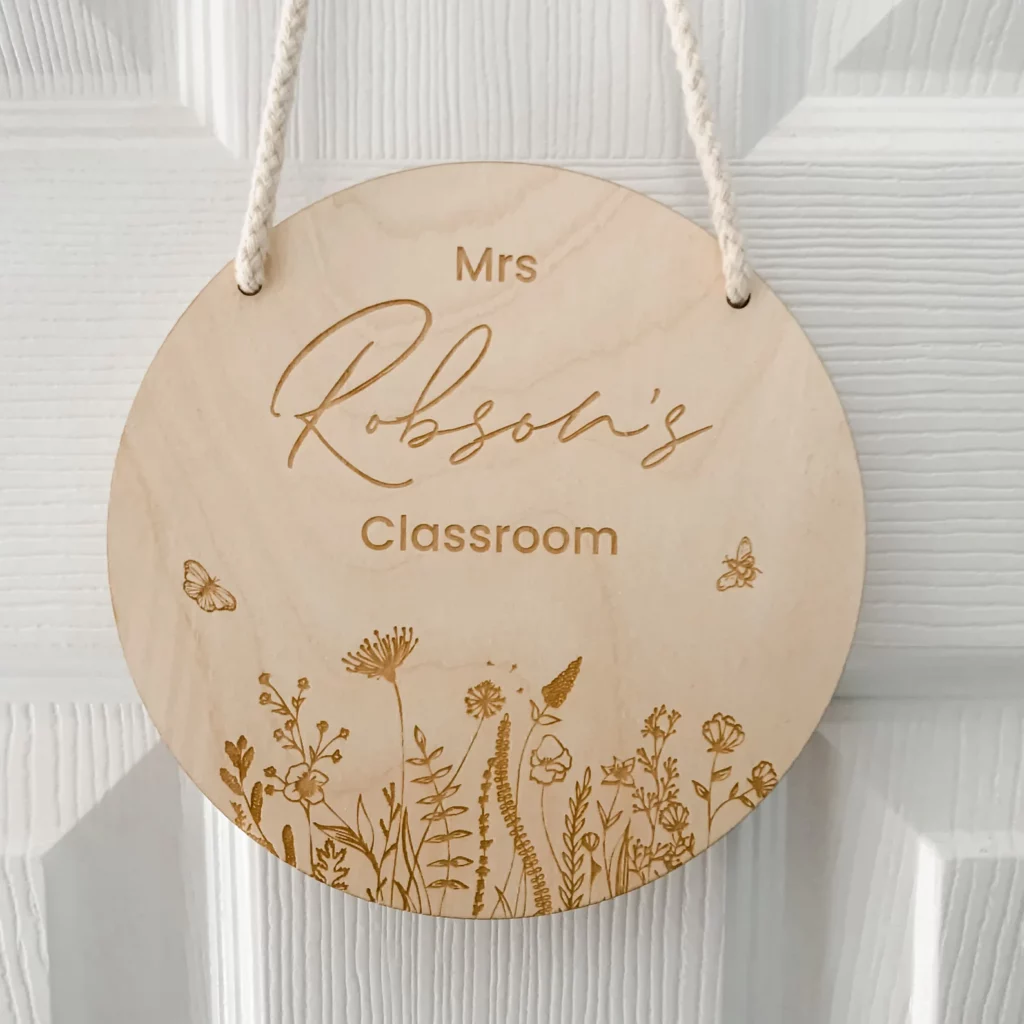 Teacher Appreciation Gift Idea- Interchangeable Classroom Sign - Keeping it  Simple