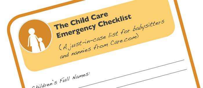 What Families Should Include on an Emergency List