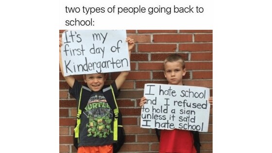 18 funny back-to-school memes for the first day