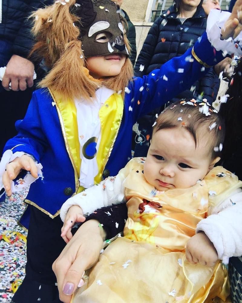 Sibling Halloween costumes - Beauty and the Beast