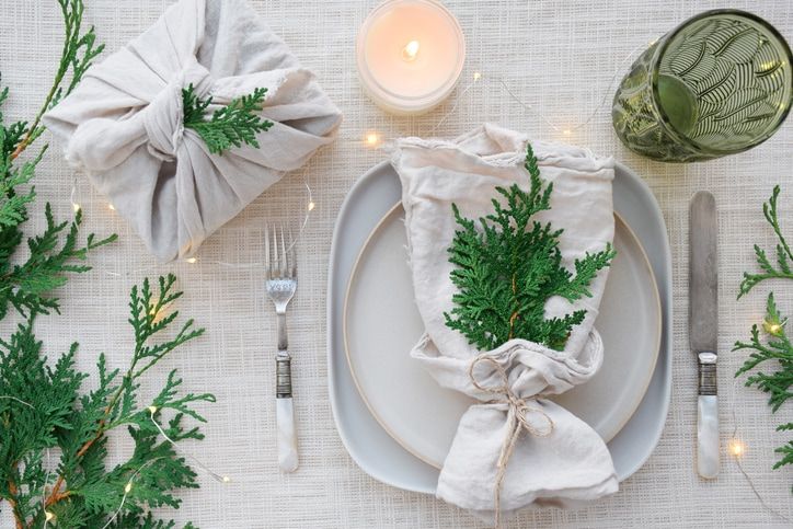 How to set an eco-friendly holiday table