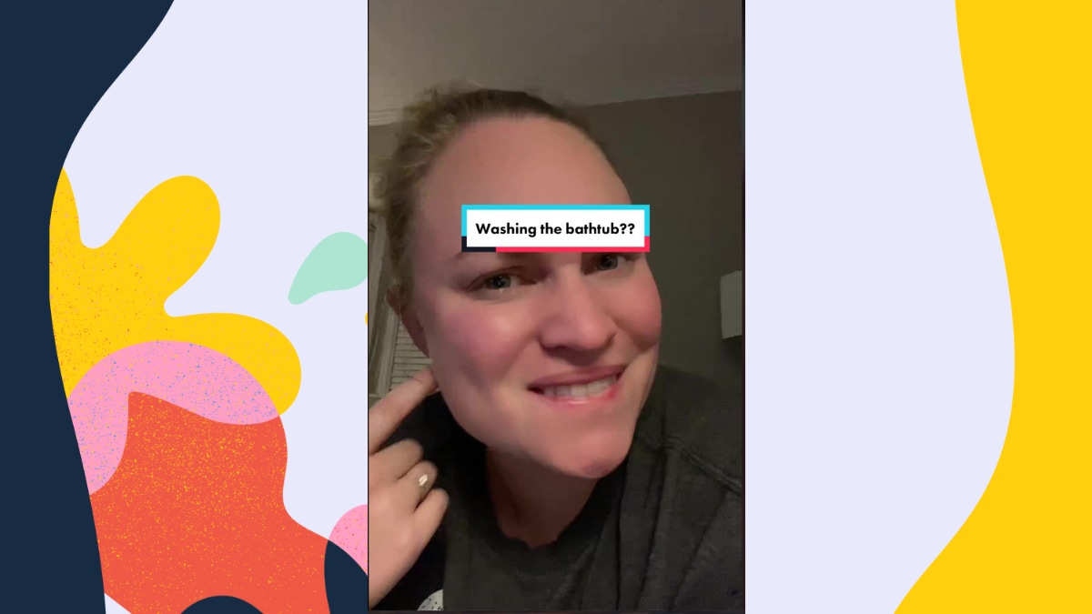 TikTok mom asks how often parents clean the bathtub and unwittingly sparks an uproar