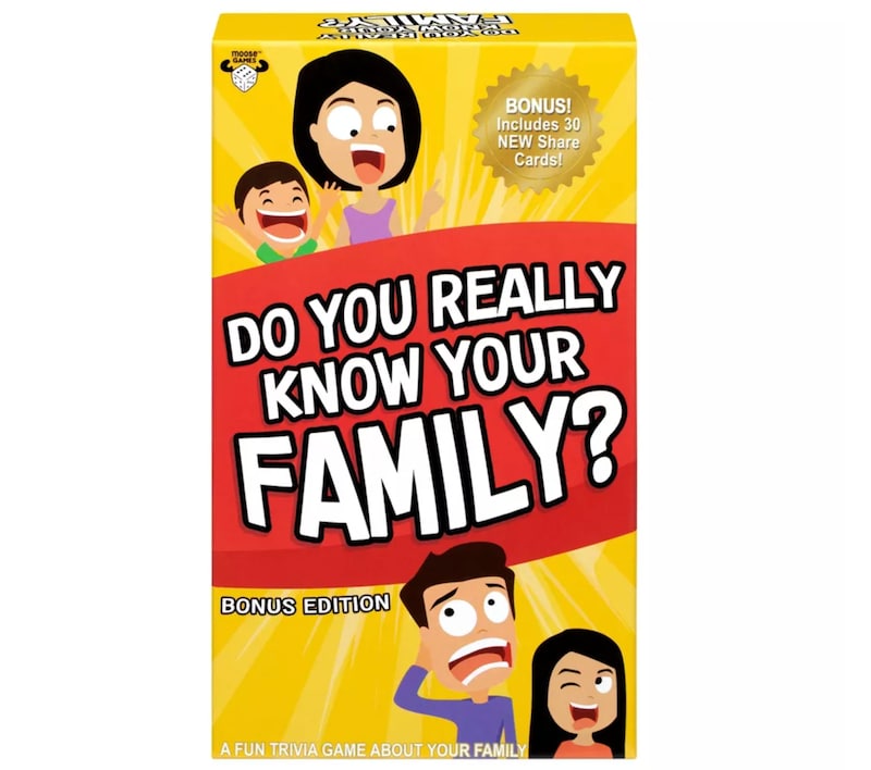 do you really know your family game