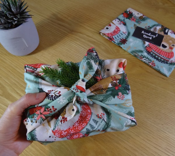 fabric gift wrap