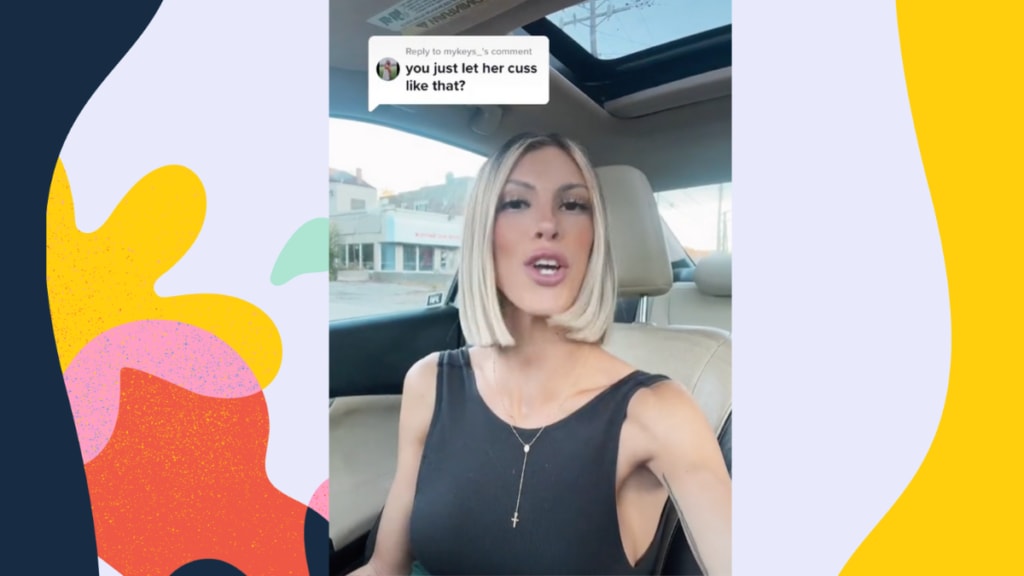 TikTok mom takes a stand on allowing her 7-year-old to swear and ignites a debate