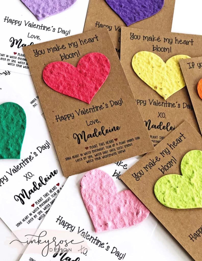 Lip Balm Valentine's Day Cards - Rose Paper Press