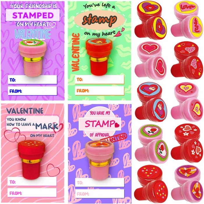 valentines day cards with stamp