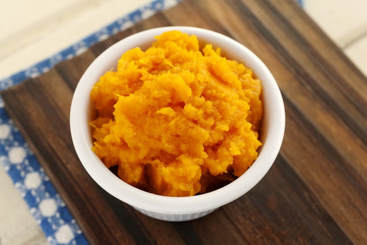 Healing mash with canned pumpkin