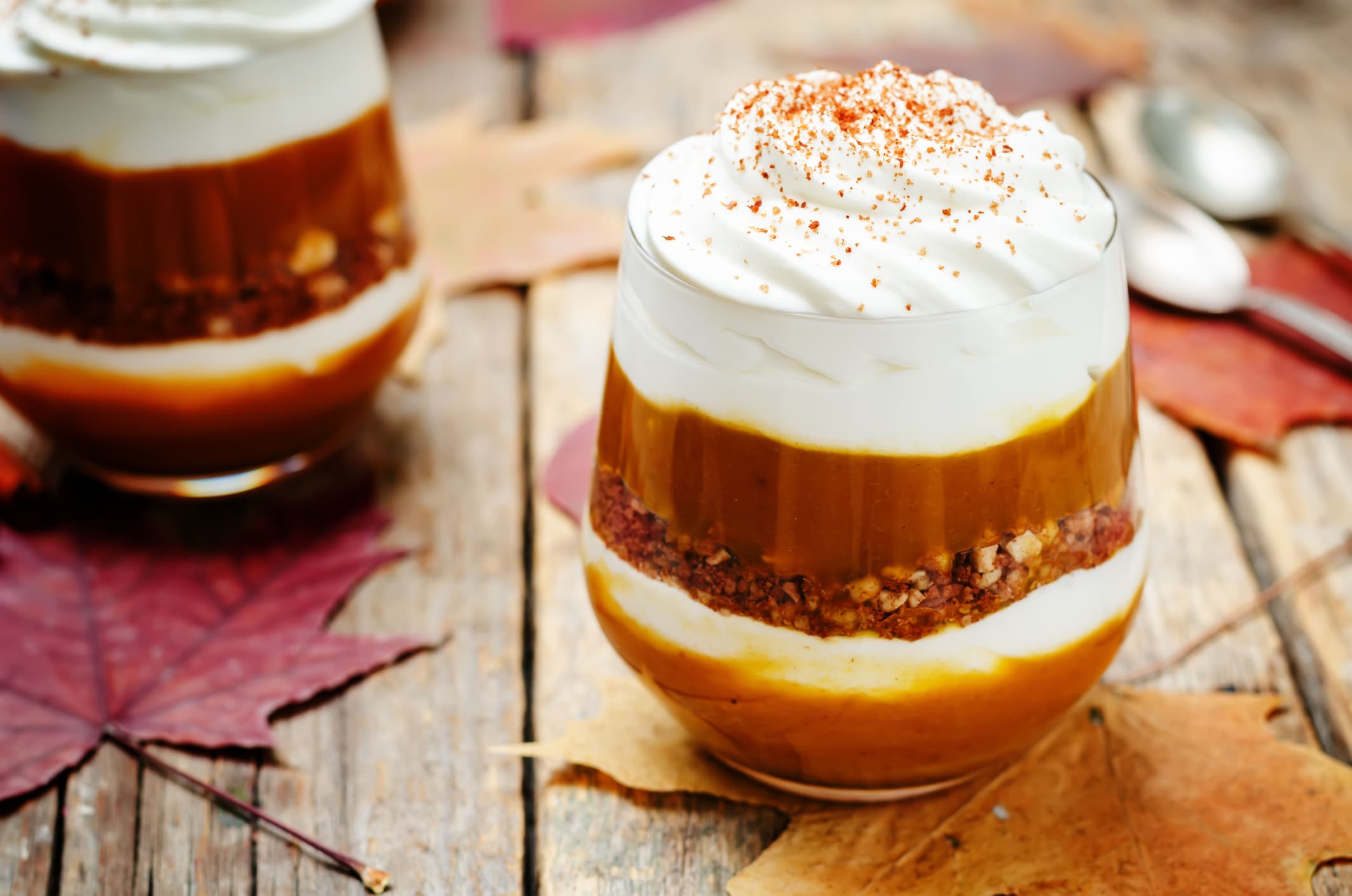 Pumpkin parfaits for Halloween