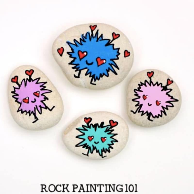 25 Creative Rock Crafts Kids Will Love! - I Heart Crafty Things