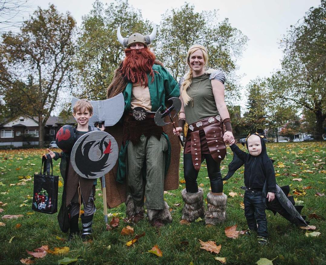 How to Train Your Dragon Halloween Family Costume