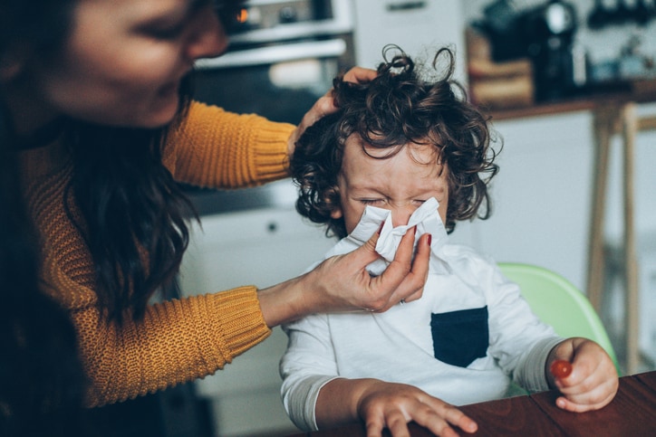 How do you stay healthy while caring for a sick child? Experts weigh in