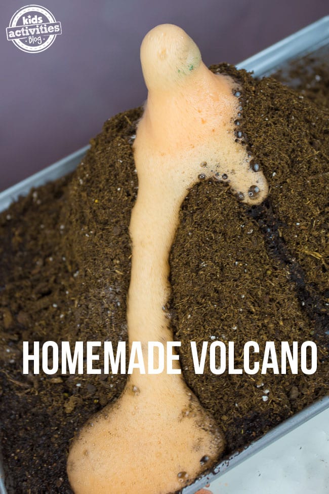 Volcano science experiments for kids