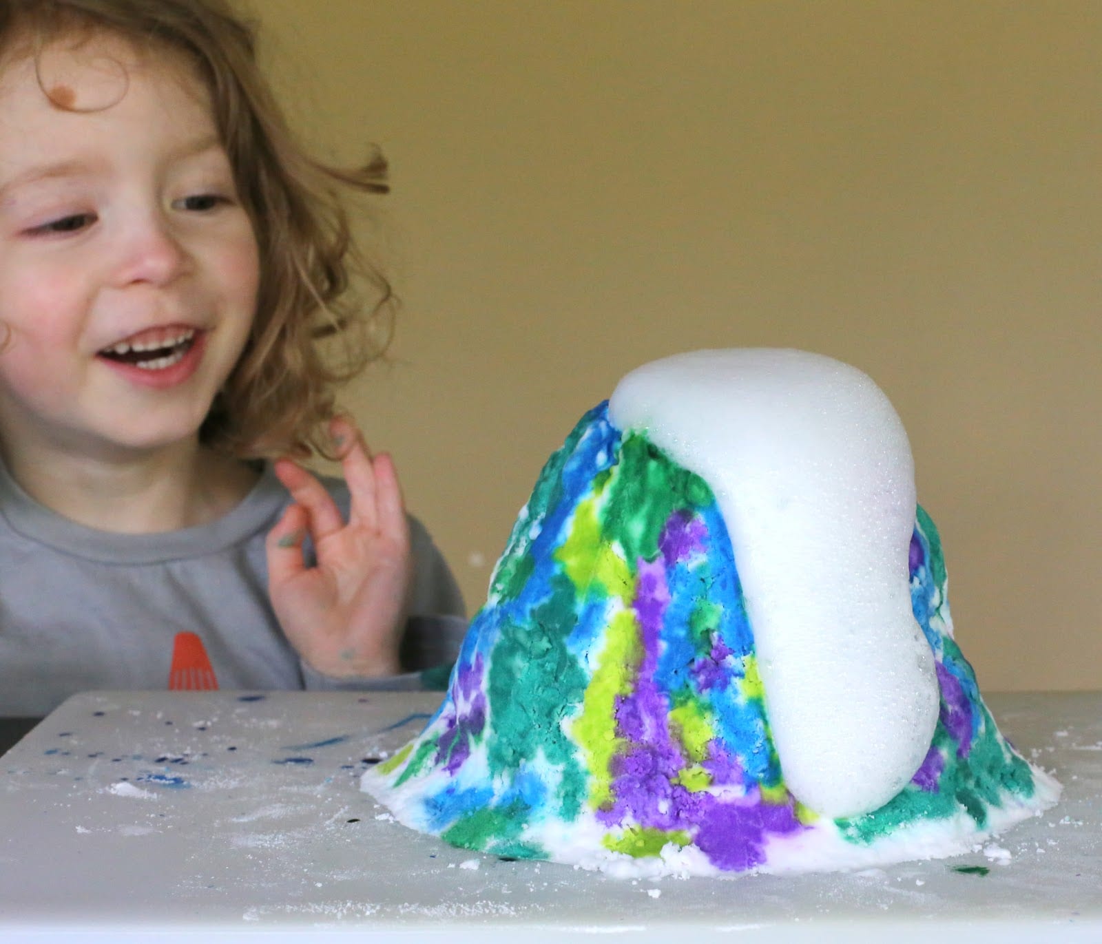 Volcano science experiments for kids