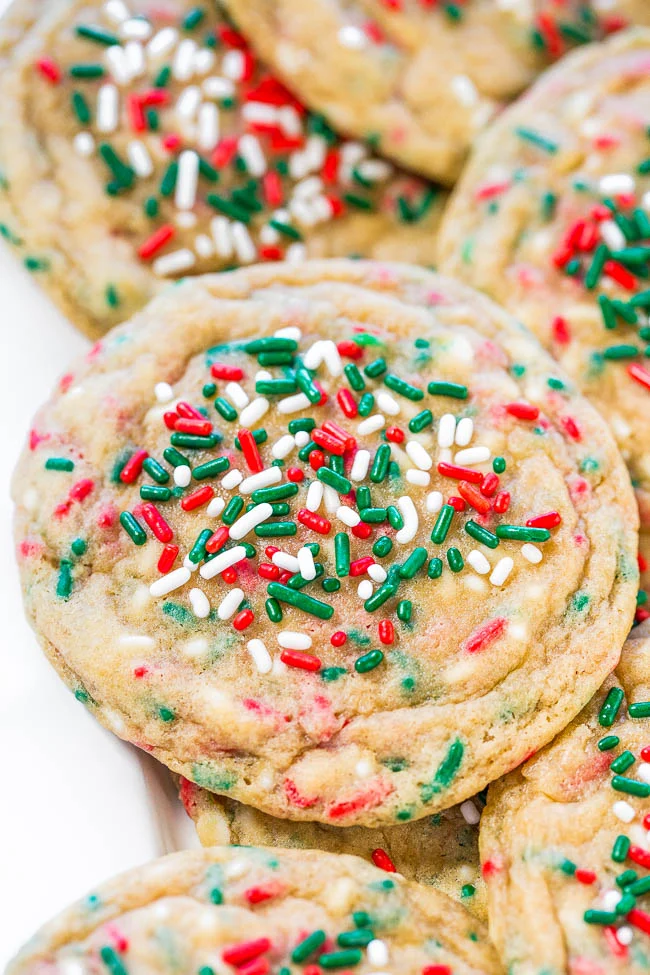 Easy holiday cookie recipes with sprinkles