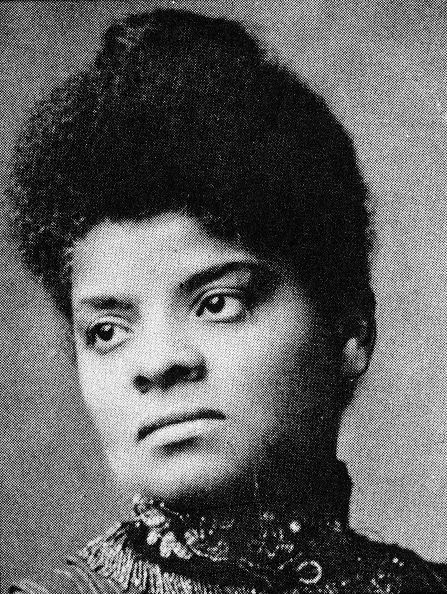 Portrait of American journalist, suffragist and Progressive activist Ida Wells Barnett 