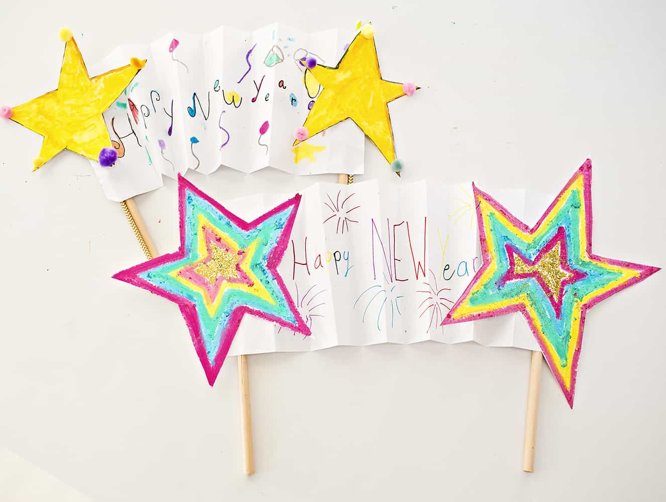 New Year’s crafts for kids