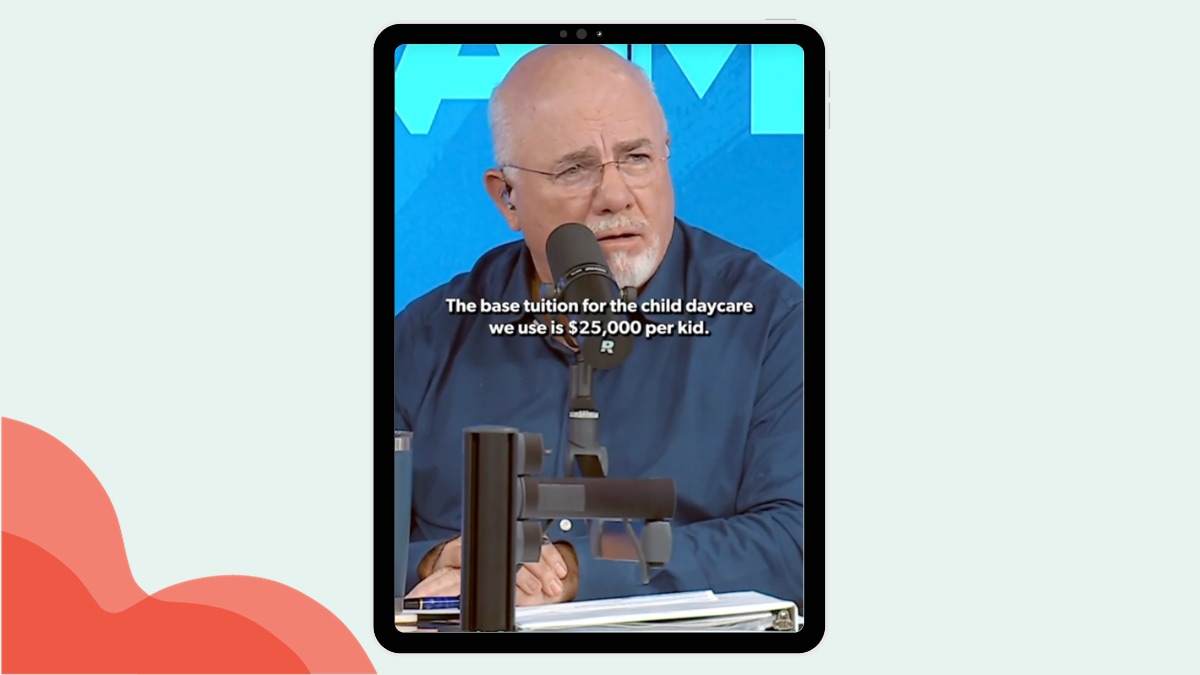 Dave Ramsey shames dad for child care expenses and gets a major reality check