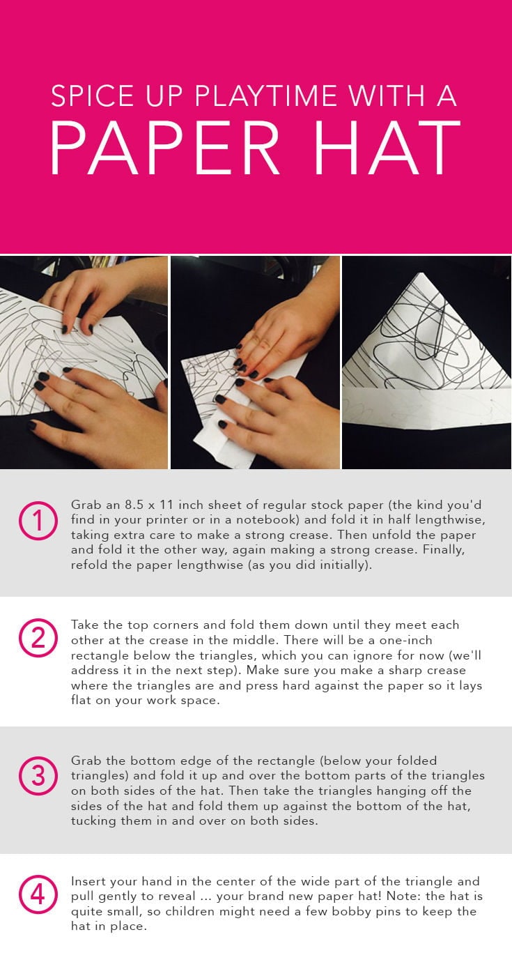 How to make a paper hat