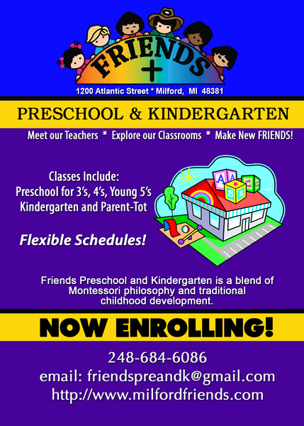 Friends Preschool And Kindergarten Logo