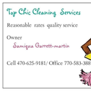Top Chic Cleaning Services LLC