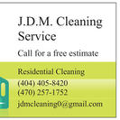 J.D.M. Cleaning Service
